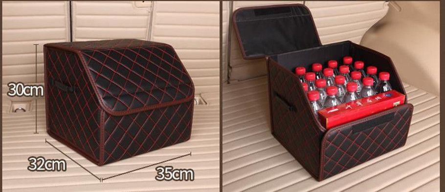 Leather Car Storage Box