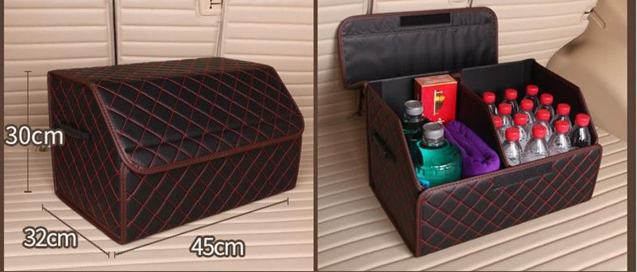 Leather Car Storage Box