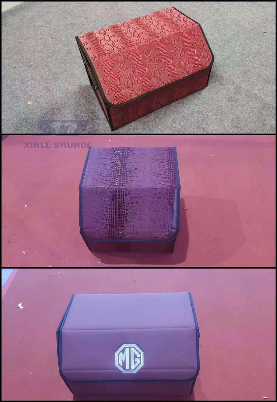 Leather Car Storage Box